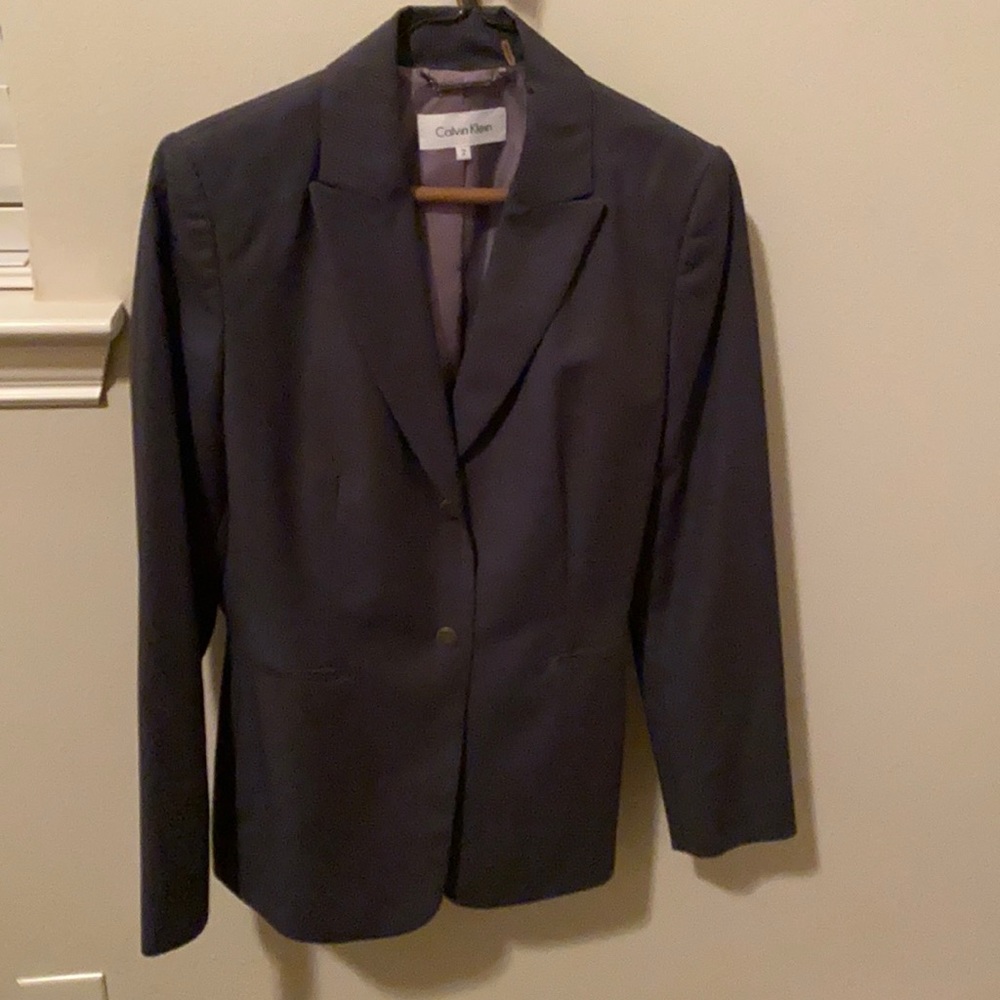 Calvin Klein pin striped pants suit - Size 2